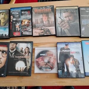10 adult DVD's, Mostly Action